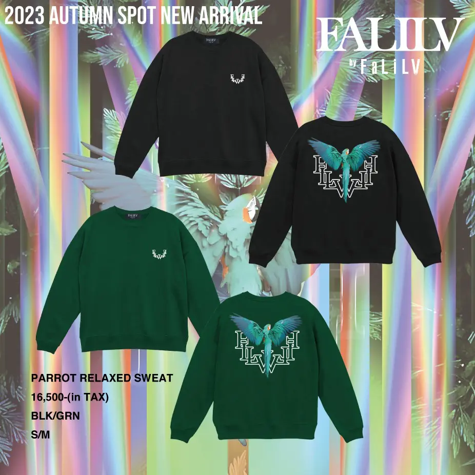 2023AUTUMNFULLGFALILV by FaLiLV 2023 RELAXED TEE/PARROT - Tシャツ 