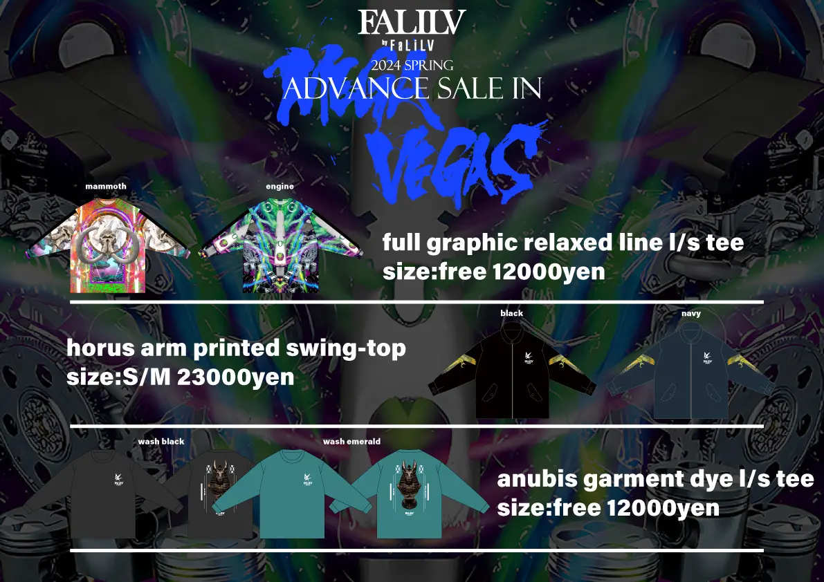 FALILV by FaLiLV ACUODアパレル展開 | Fear, and Loathing in Las Vegas