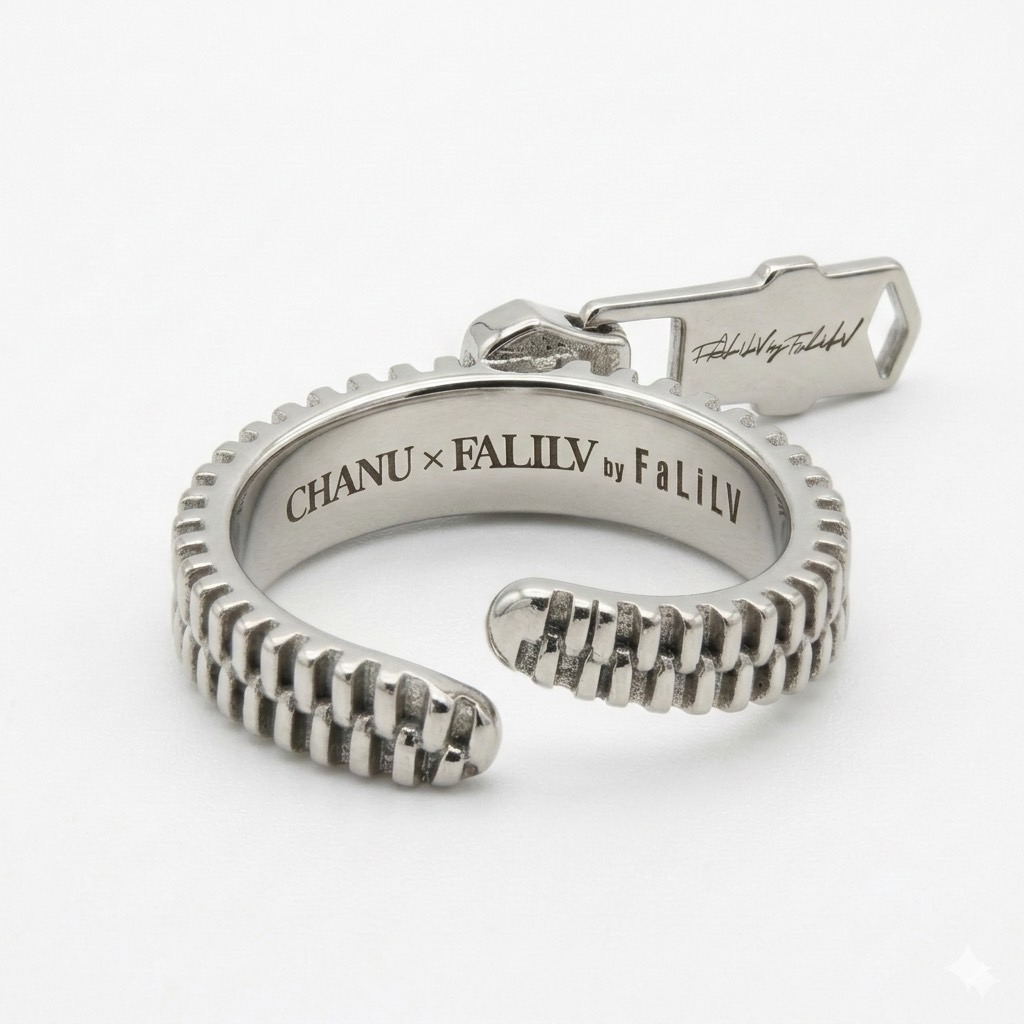 FALILV by FaLiLV x CHANU Wrap Zipper Ring | Fear, and Loathing in