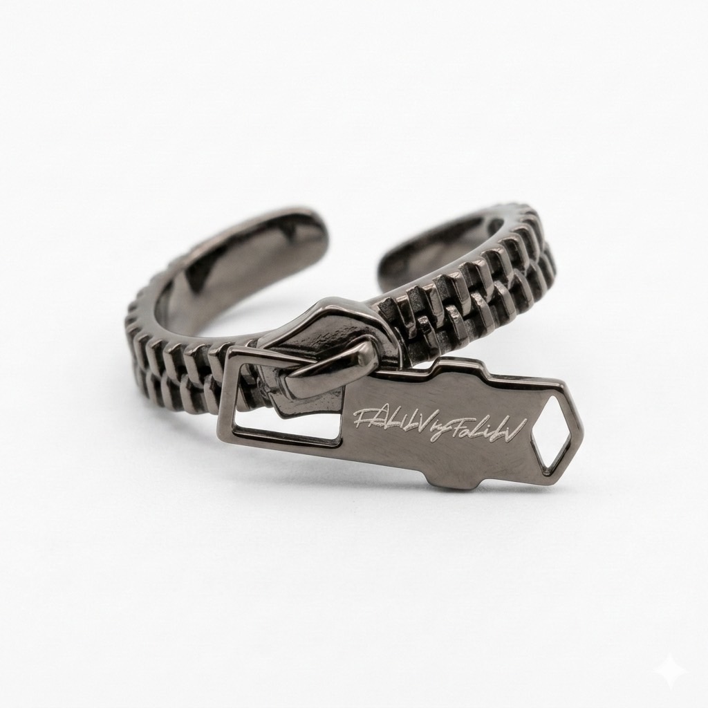 FALILV by FaLiLV x CHANU Wrap Zipper Ring | Fear, and Loathing in